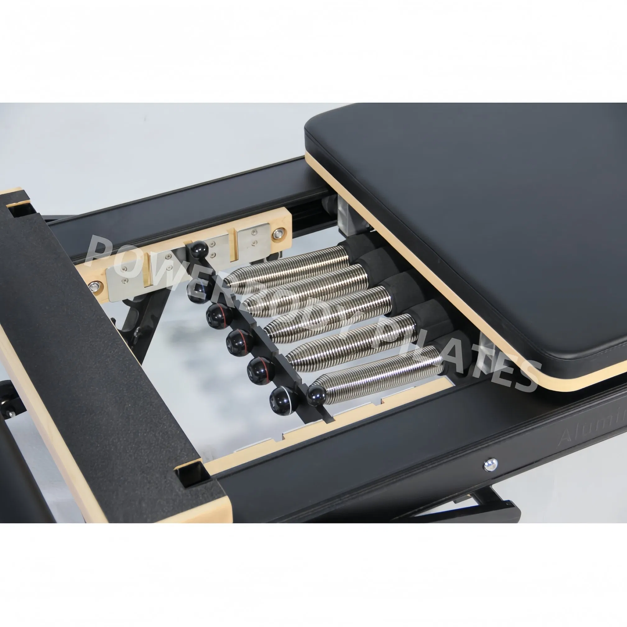 Premium Aluminum Pilates Reformer Bed with Extended Legs Aluminum Reformer Pilates Studio Equipment Yoga Reformer