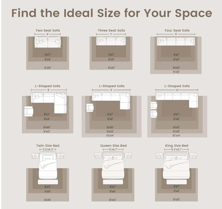 Imitation Cashmere Non-Slip Backing Washable Vintage Large Area Rug for Living Room