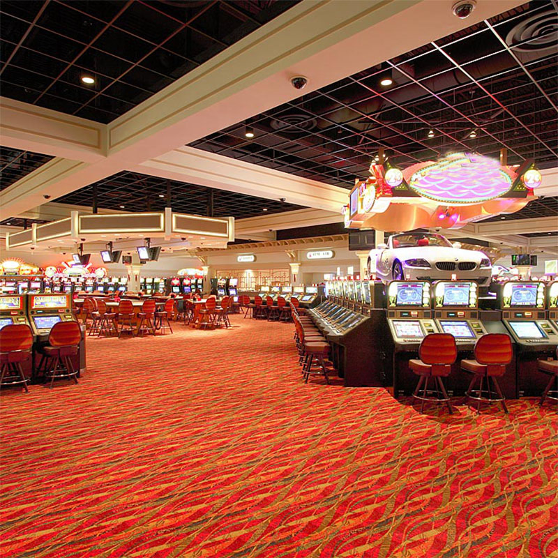 Customizable Vibrant Casino Carpeting for Superior Comfort and Noise Reduction