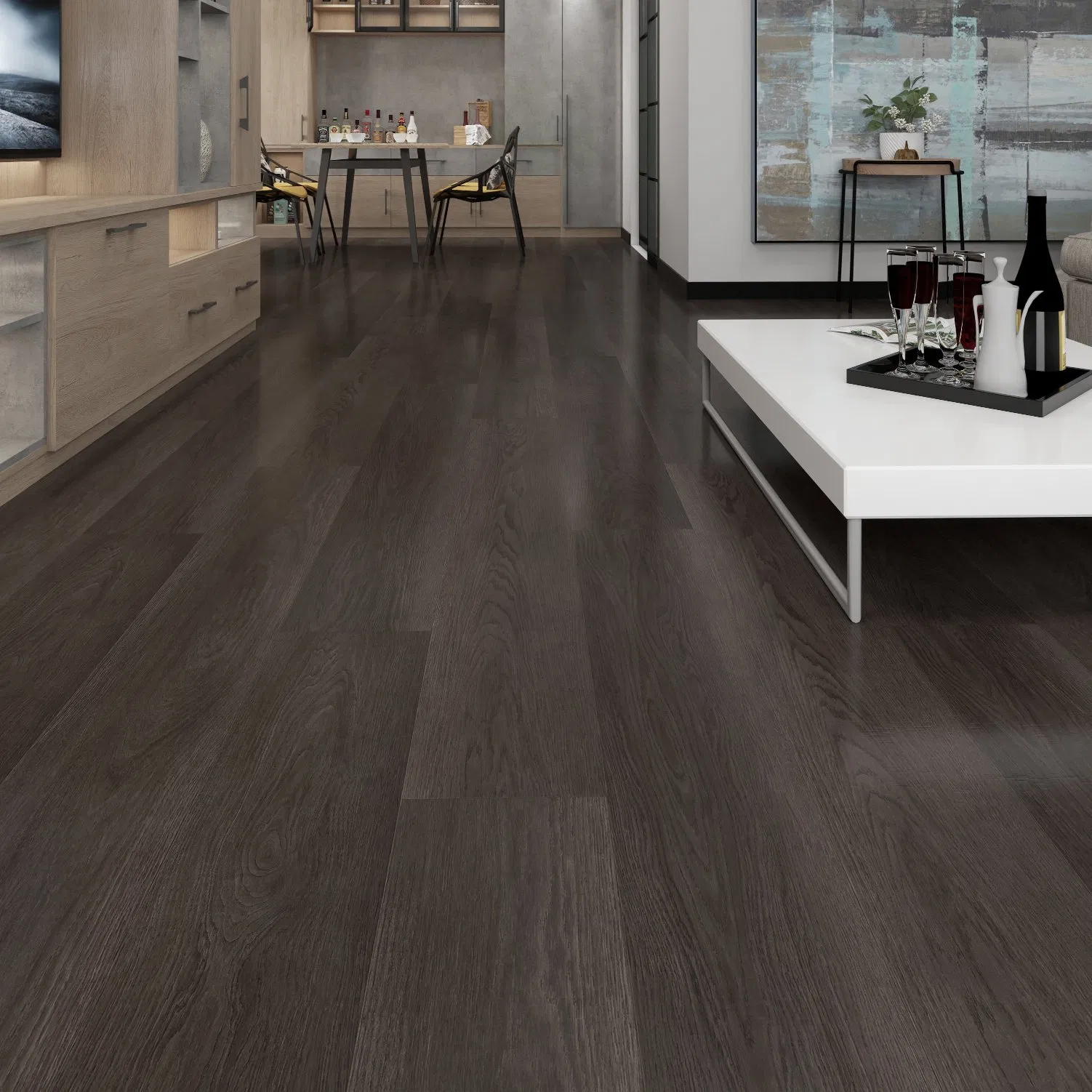 Turkish Market Distributors, Wholesalers and Retailers Frequently Repurchase Herringbone Spc PVC Floor Tiles Flooring Tile