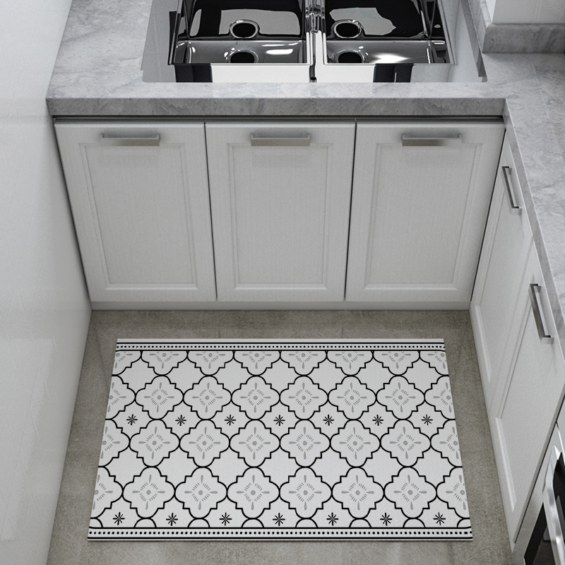 8mm PU Durable Anti-Fatigue Non-Slip Kitchen Bathroom Carpet Mat