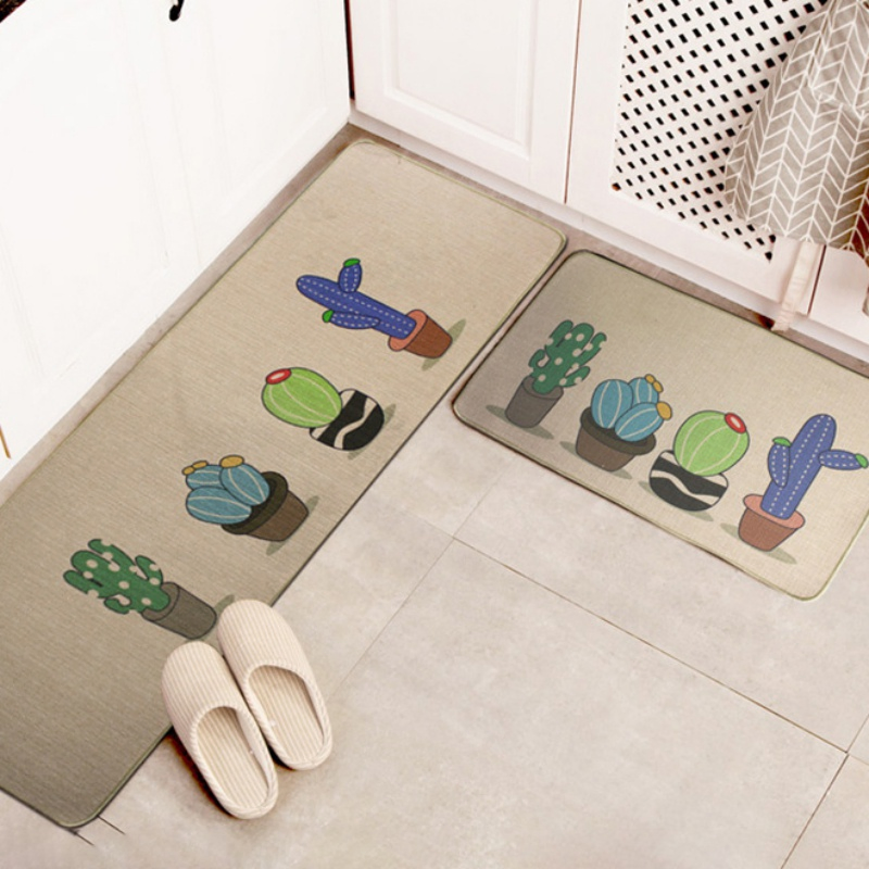 Anti Fatigue Kitchen Floor Mat Comfort Standing Mats Waterproof Kitchen Rugs Set 2 Pieces Non Slip for Indoor Outdoor