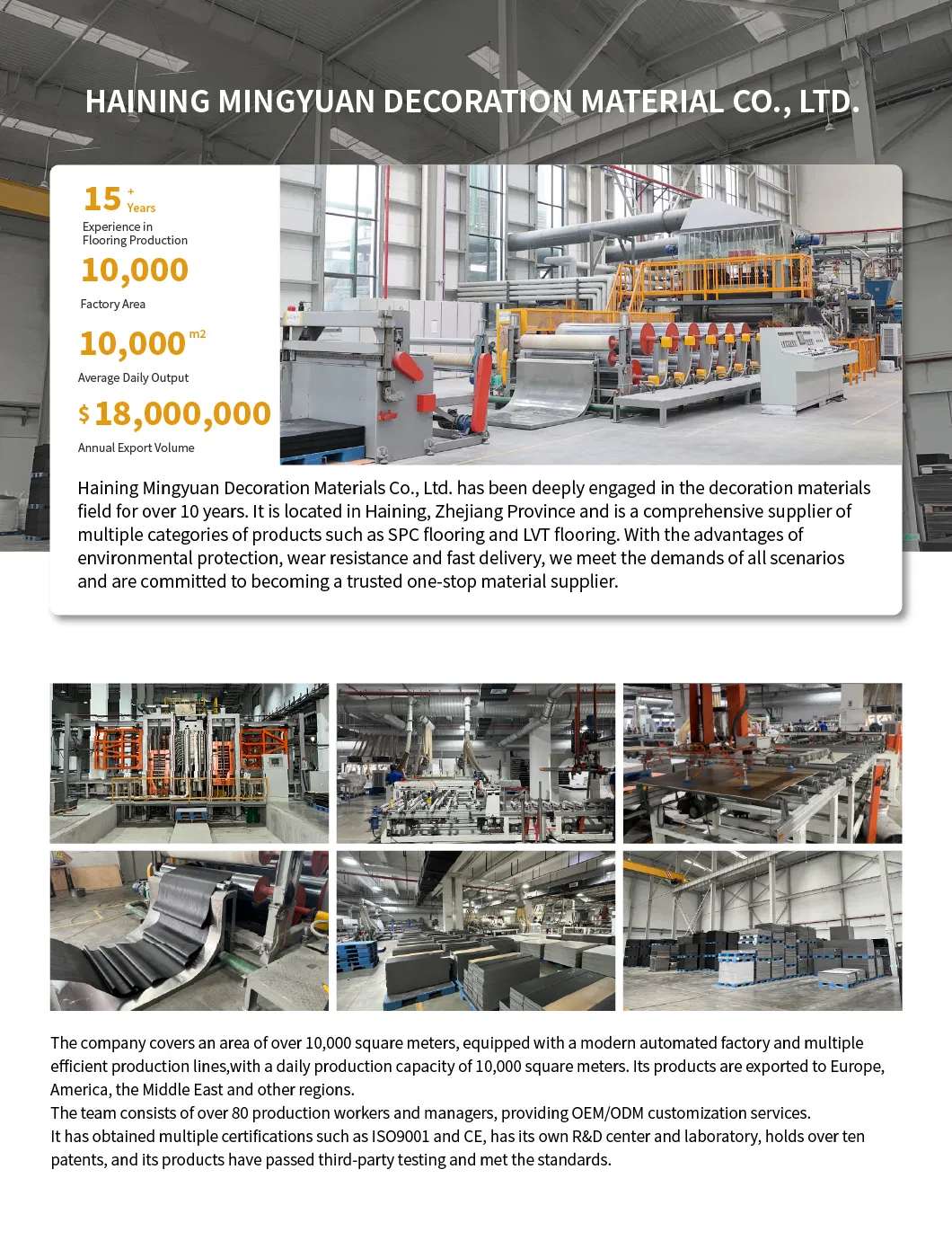 Waterproof Realistic Wood Plank Design