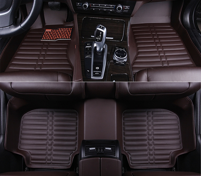 Cheap All Seasons Full Set Car Mats Custom 5D Car Floor Mats
