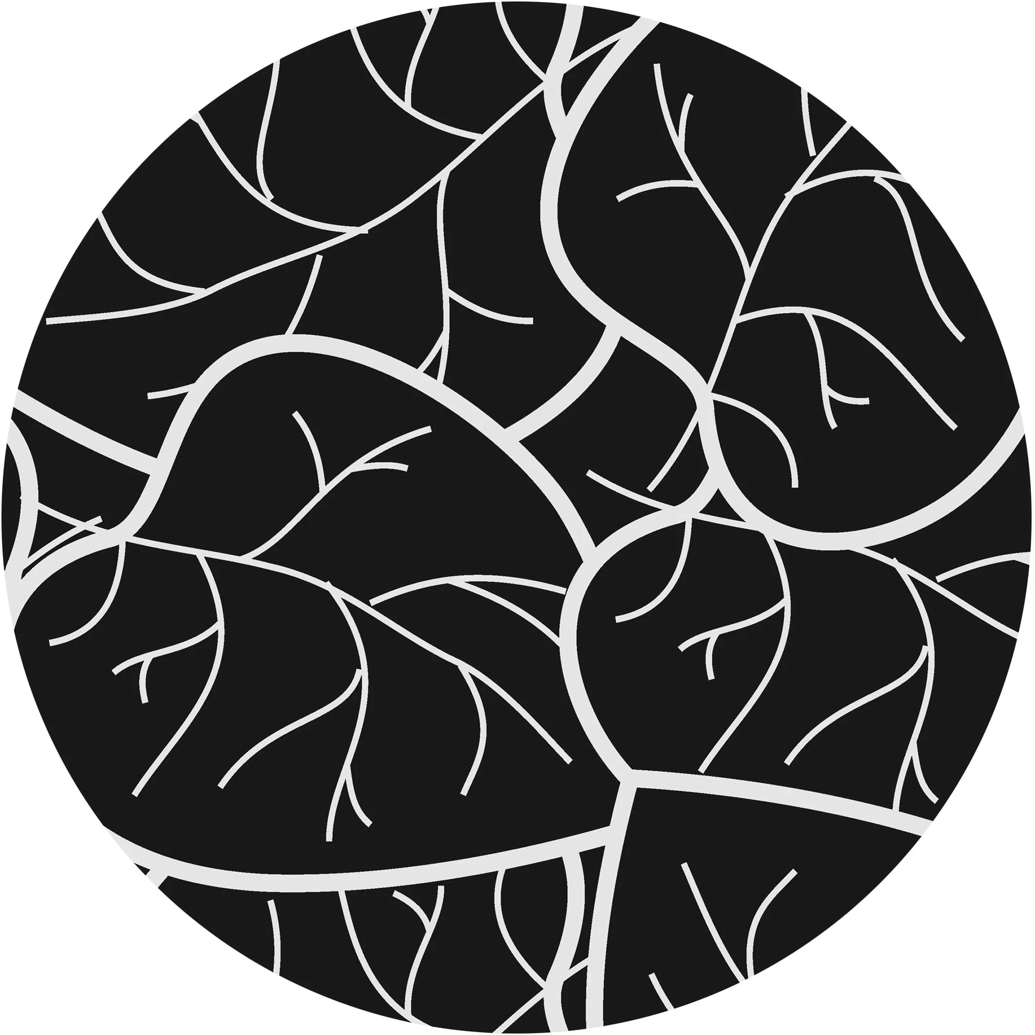 Round Hello Kitty Kid Rug for Play Room