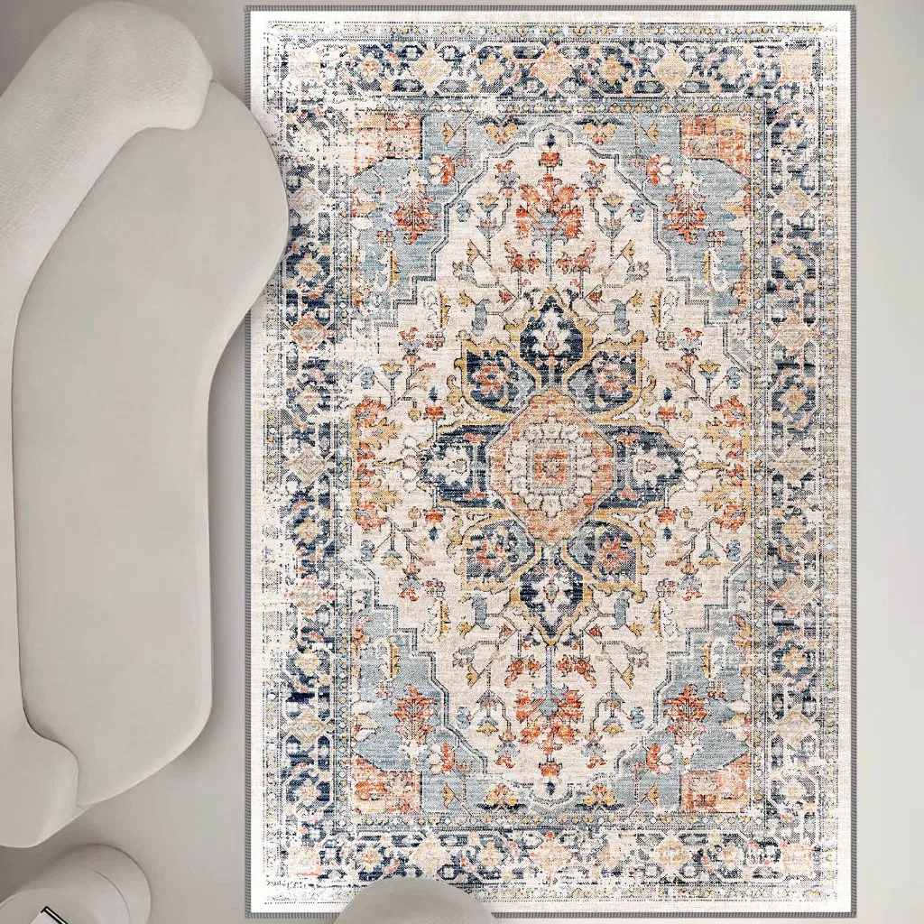 Wholesale Household Home Living Room Area Distressed Flooring Carpets and Rugs Turkish