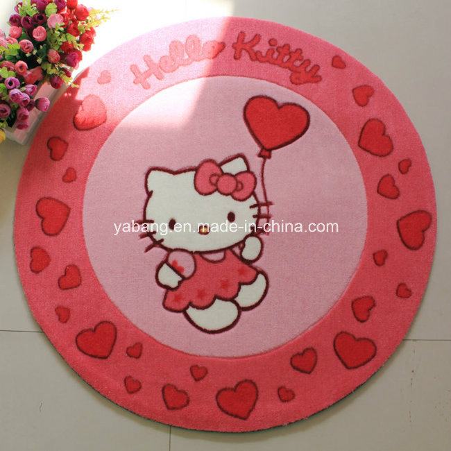 Cozy Handmade Wool Rug for Children's Playroom Decor