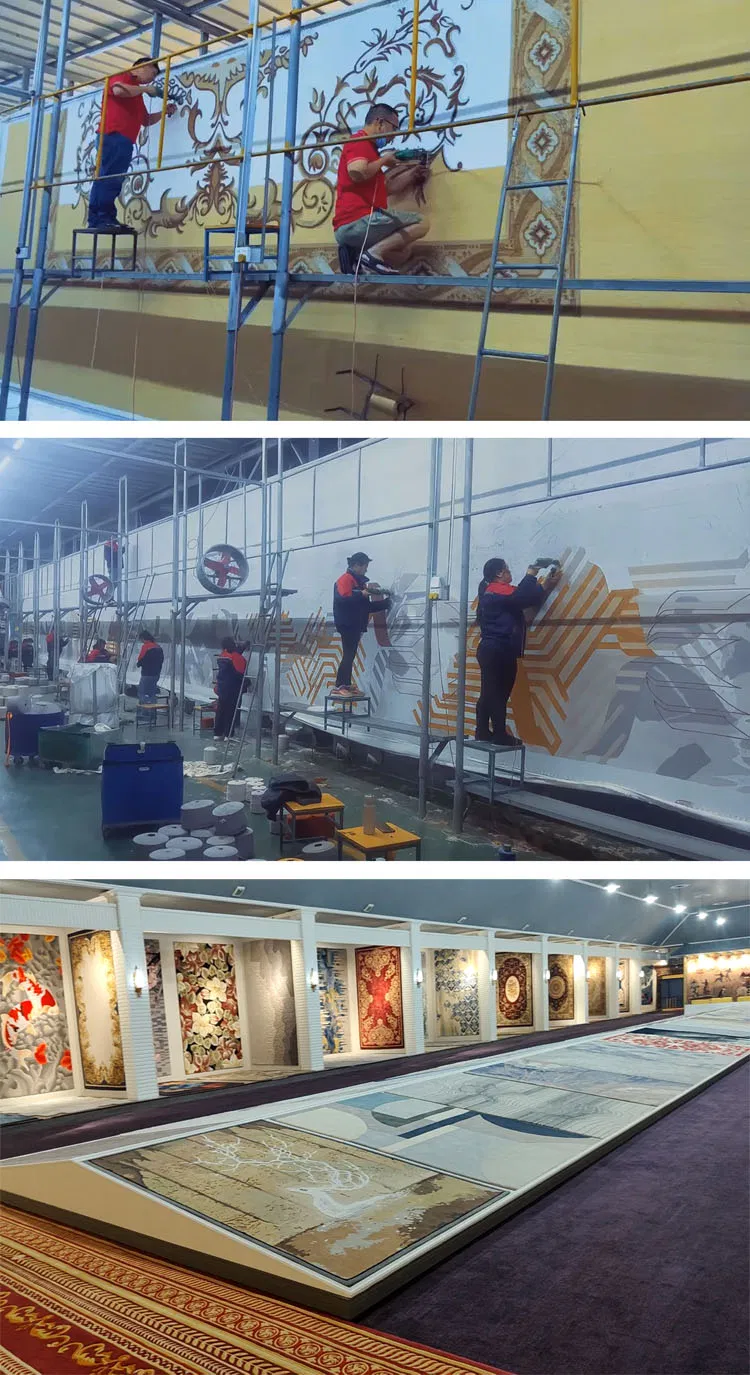 Hand Tufted Rug Detail