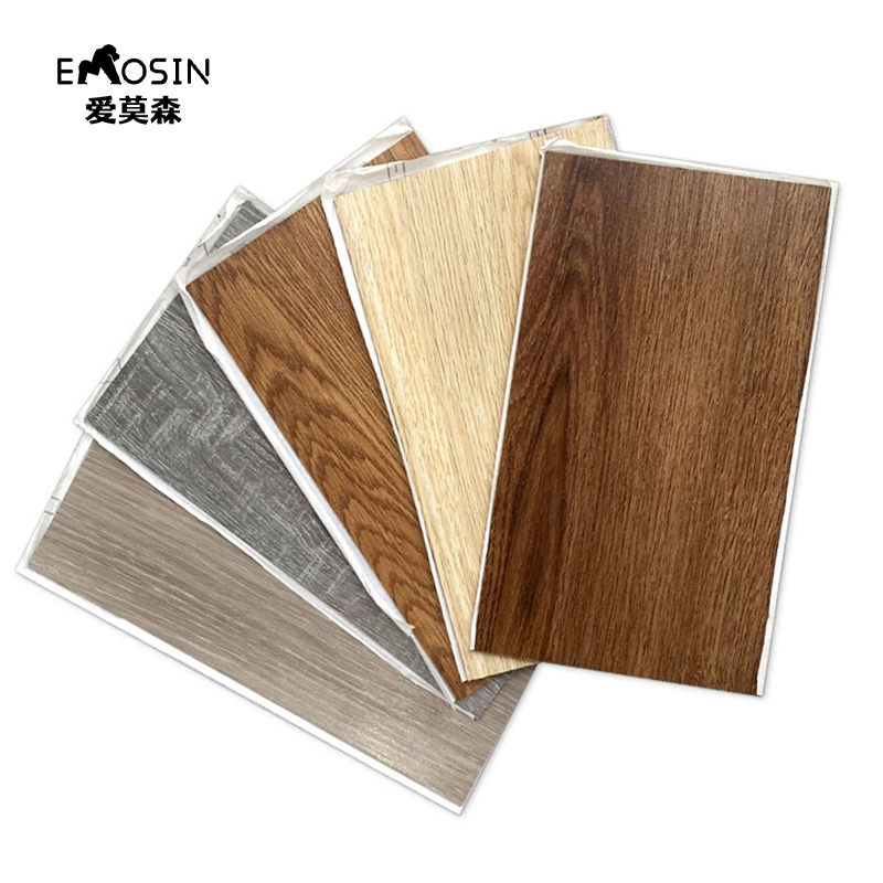 Anti-Slip Lay Down Modern Design 5mm Tile Waterproof Lvt Vinyl Plastic Plank with Flexible Indoor Decor