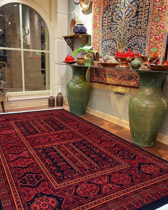 Printed Persian Washable Hallway Runner Rug Green Persian Rug