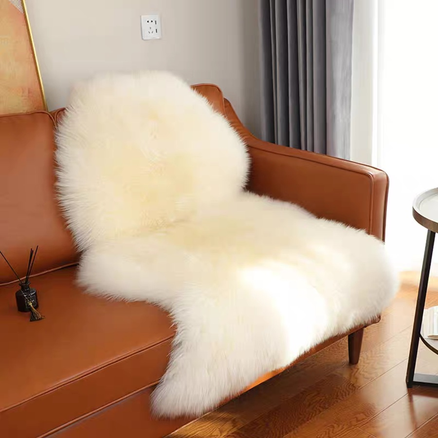 Sheepskin Runner Rug Hallway or Bedroom Floor Cover