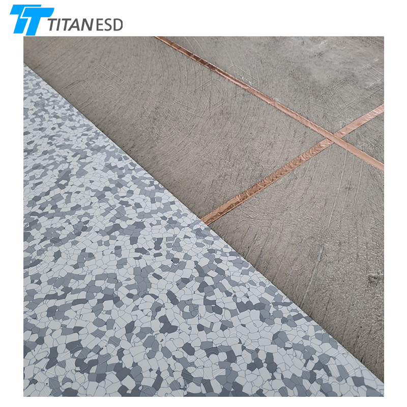 Factory Provided ESD Tiles Anti-Static Flooring PVC ESD Tiles Conductive Flooring