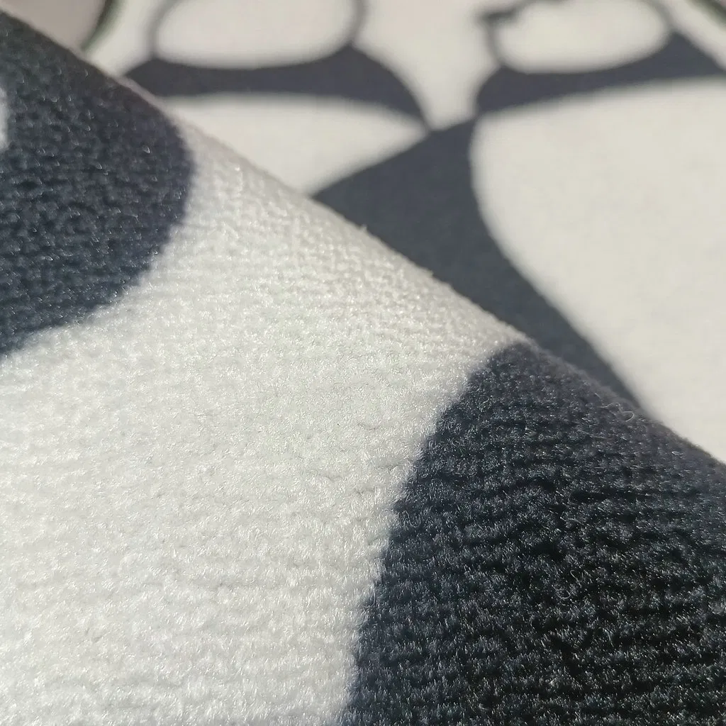 Eco Friendly Panda Shape Cartoon Non-Slip Cute Cartoon Area Rug Animal Pattern Rug Kids Playroom Rug