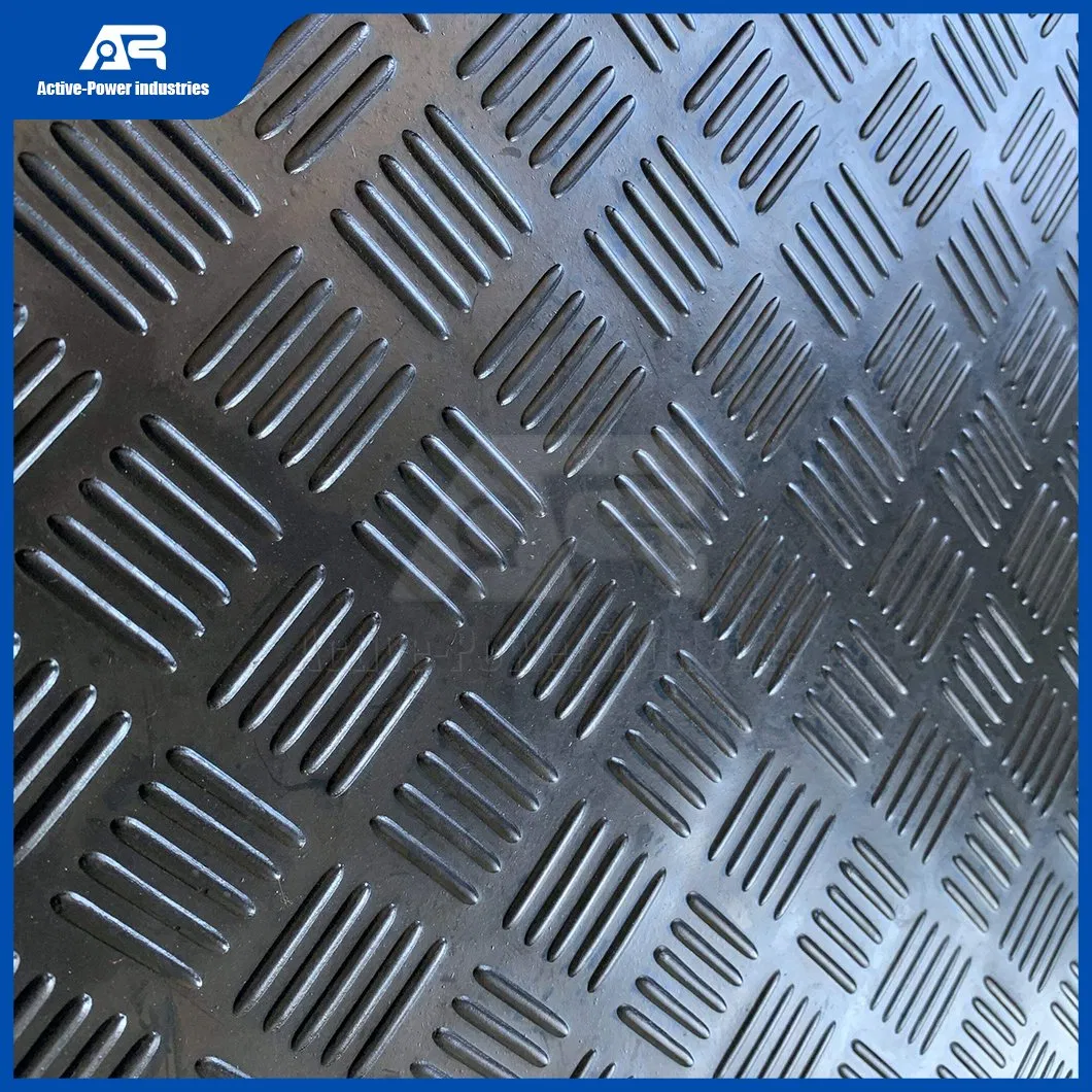 Active-Power Industries Playground Rubber Floor Wholesaler Checker Rubber Sheet China Plain Checker Diamond Checker Rubber Sheet