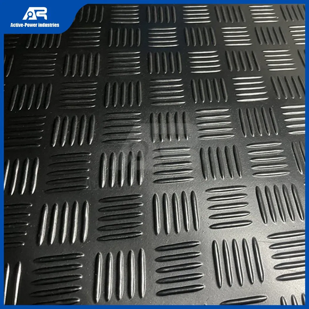 Active-Power Industries Playground Rubber Floor Wholesaler Checker Rubber Sheet China Plain Checker Diamond Checker Rubber Sheet