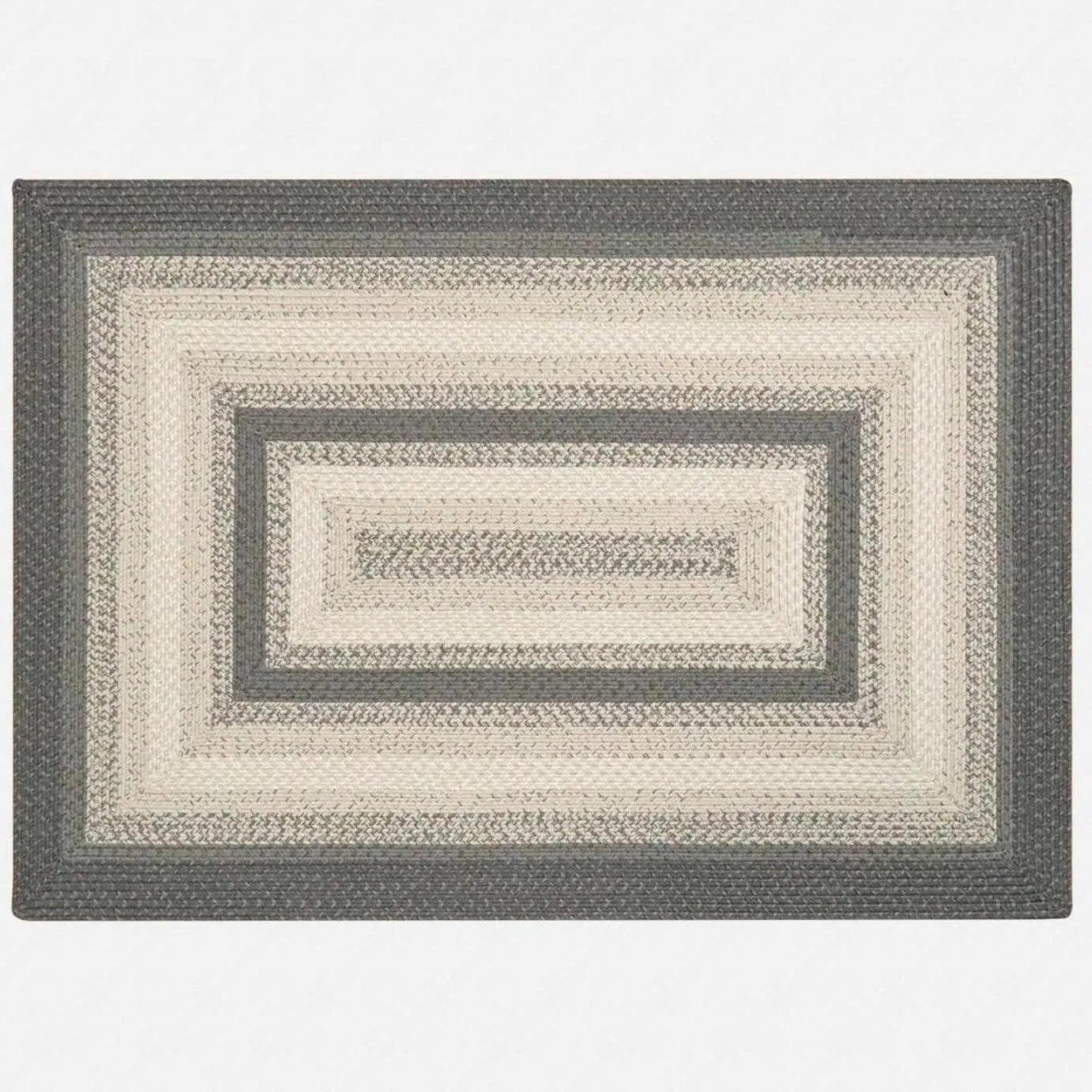 Customized Anti-Slip Vintage Braided Cotton Rug Handwoven Area Rug Rustic Style for Bedroom Kitchen Hallway Living Room