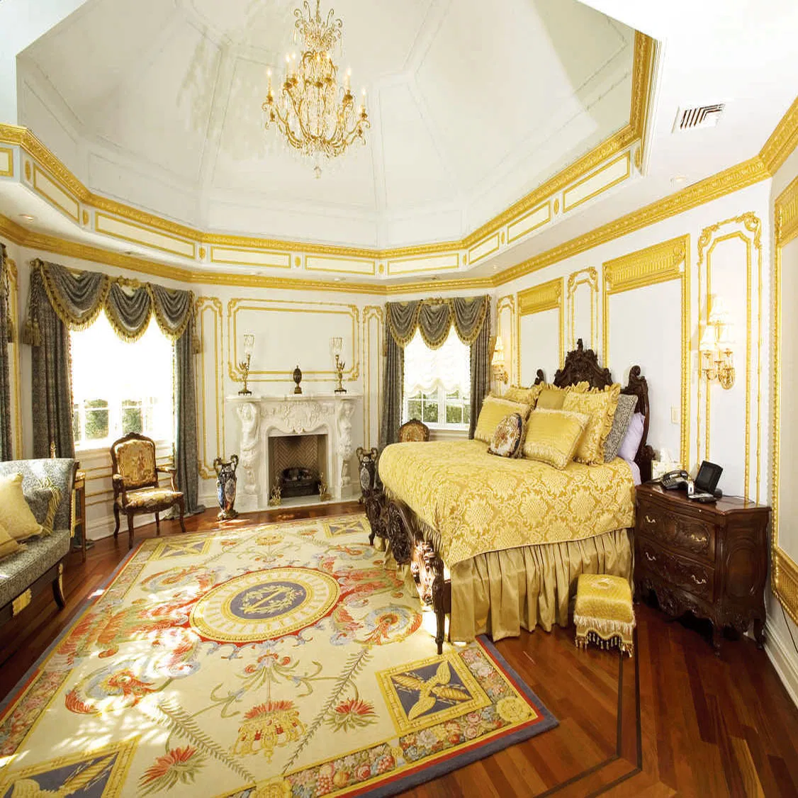 3m Long French Hand Knotted Wool Savonnerie Runner Rug for Corridor Hallway Lobby