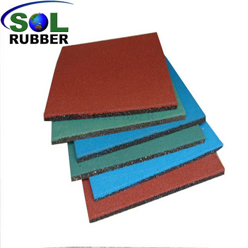 Kids Play Safety Area High Density Colorful EPDM Playground Rubber Flooring