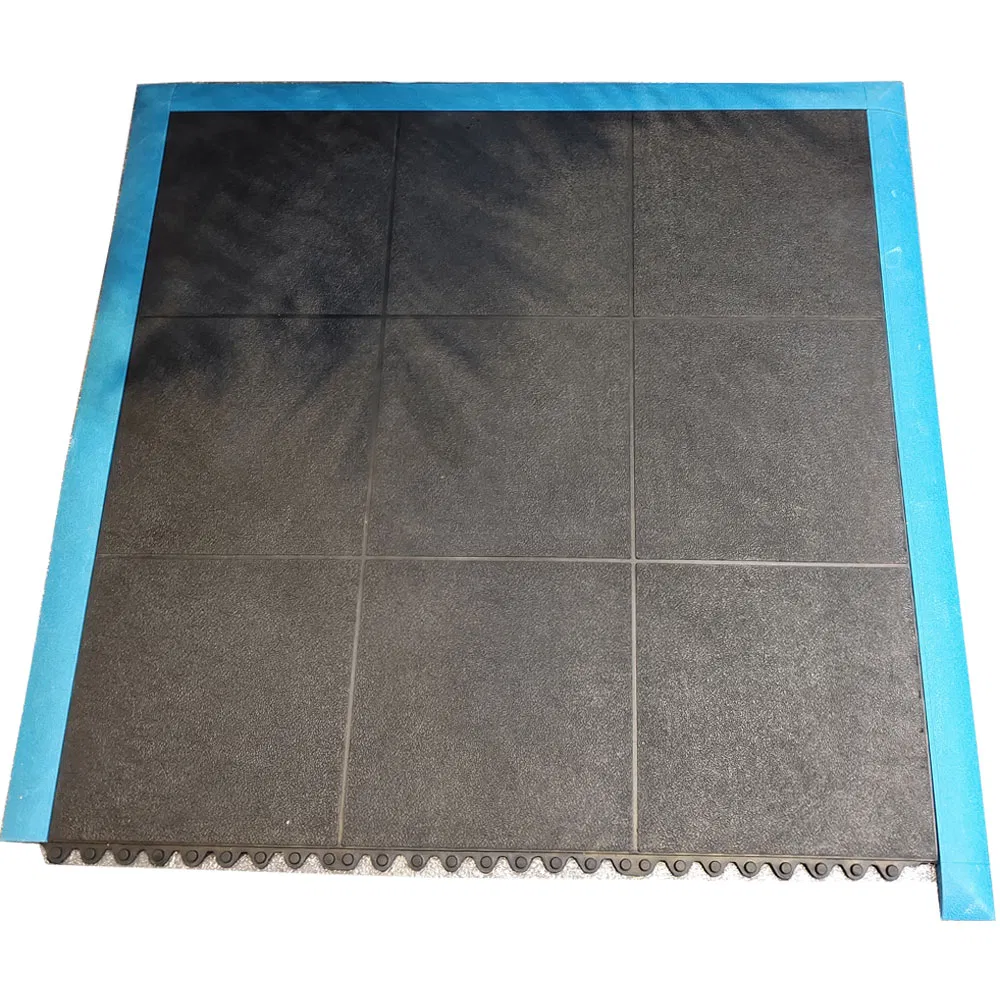 Good Quality Interlocking Wrapped Playground Gym PVC EPDM Rubber Floor