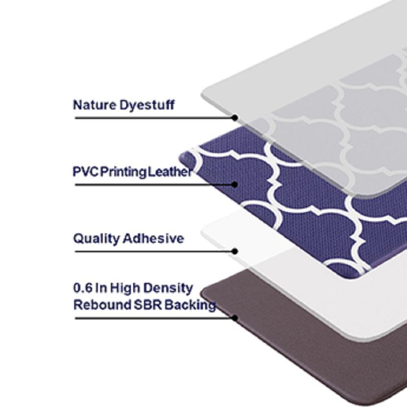 8mm PU Durable Anti-Fatigue Non-Slip Kitchen Bathroom Carpet Mat