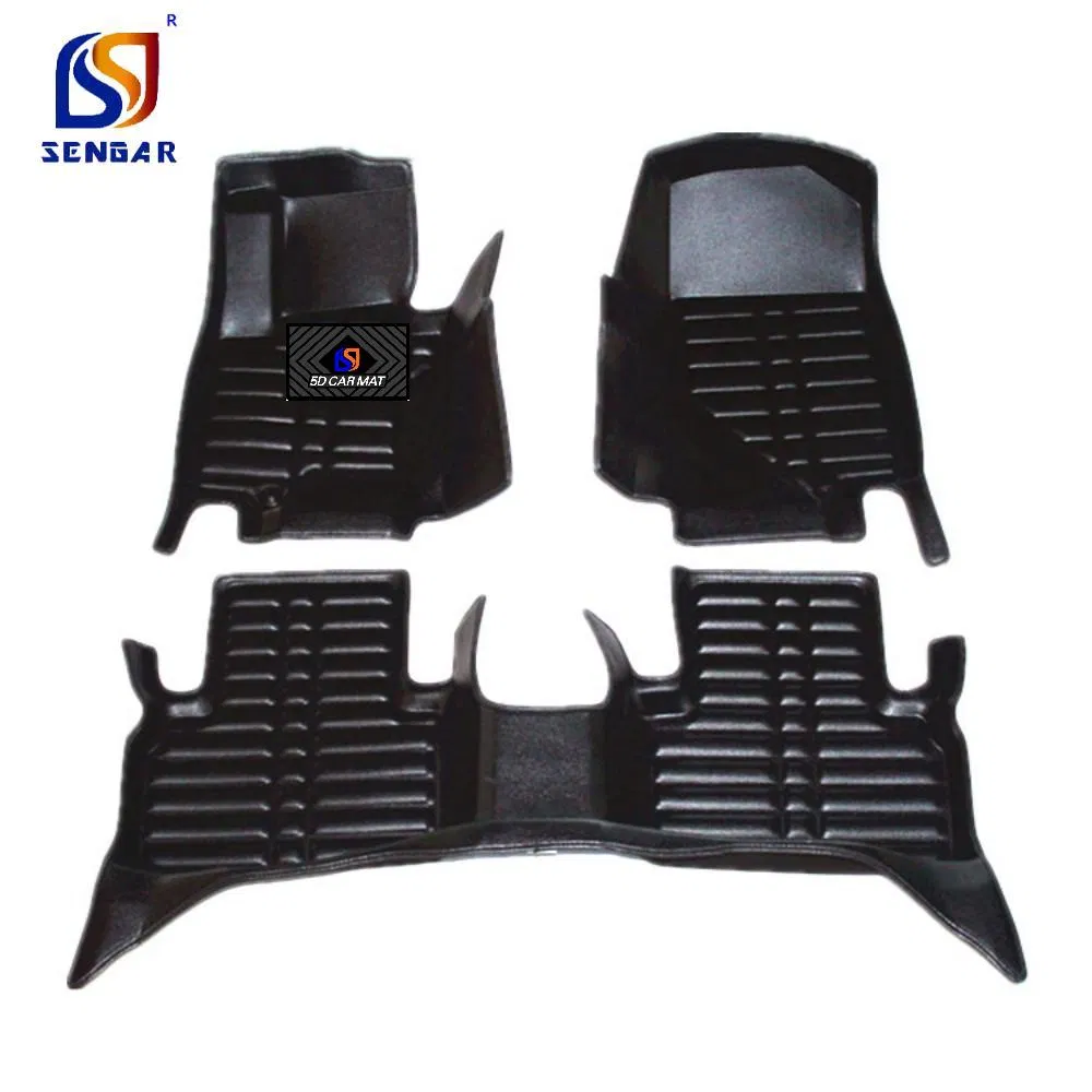 Custom High Quality Non-Slip 5D Hot Pressed Foot Mat Car Interior Waterproof Car Floor Mat