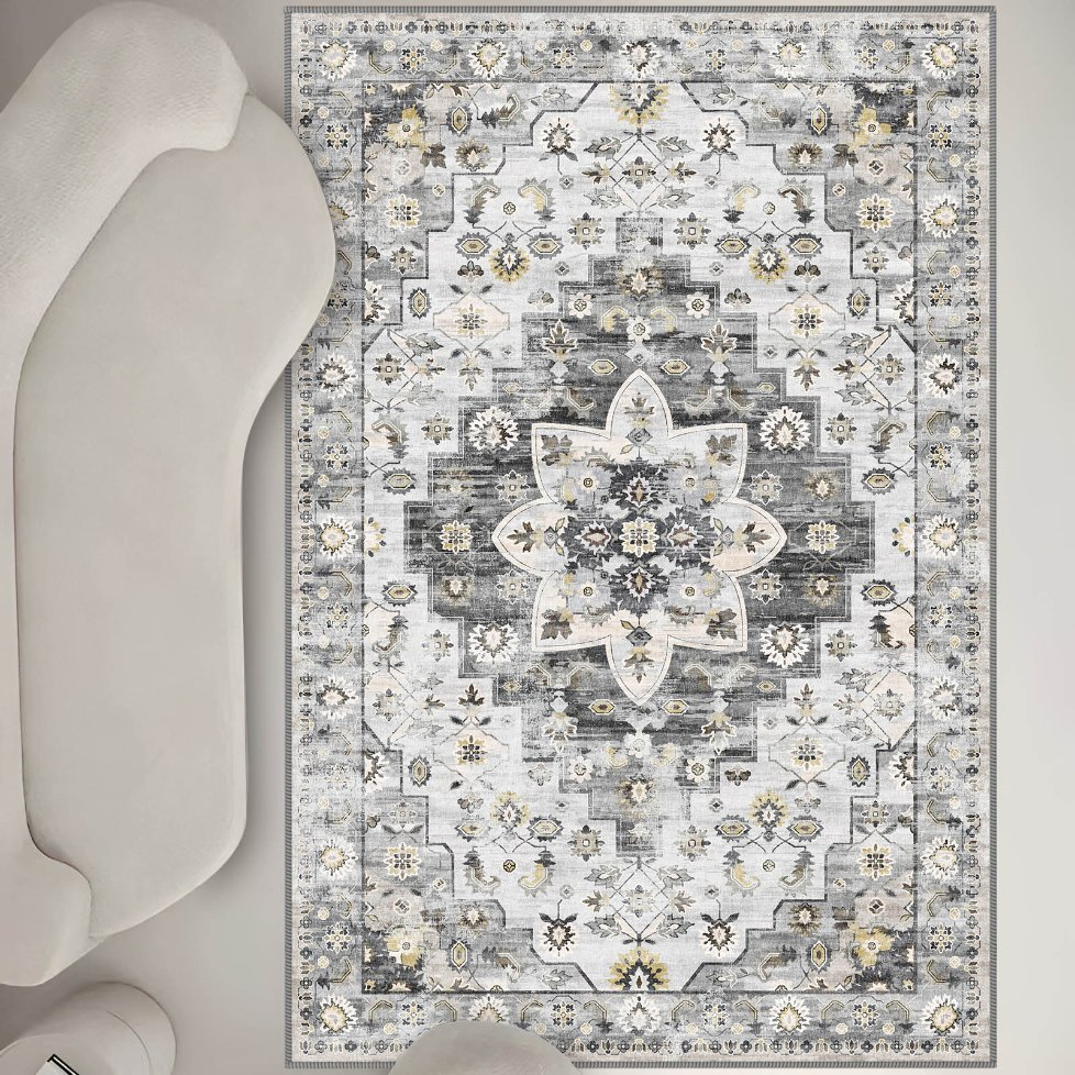 Wholesale Household Home Living Room Area Distressed Flooring Carpets and Rugs Turkish