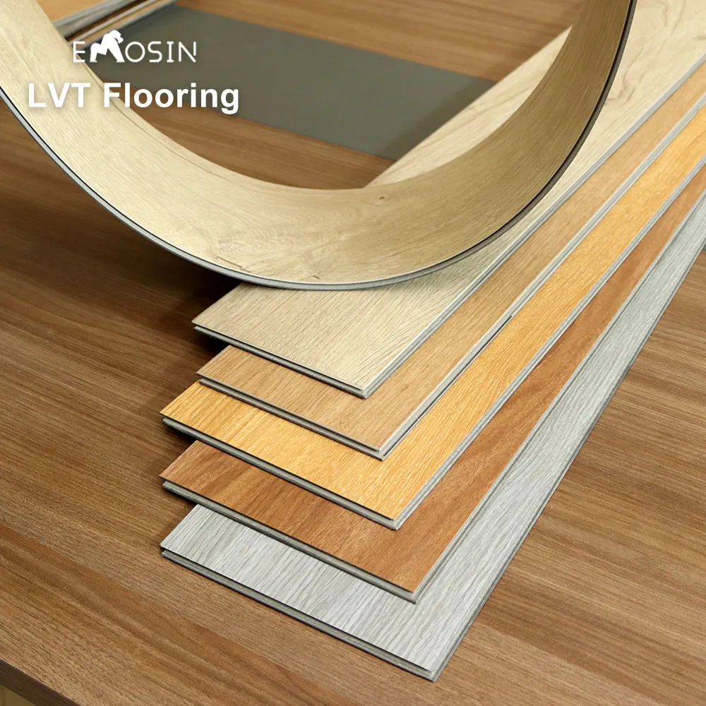 5.0mm Factory Price OEM Waterproof Fireproof Wooden Lvt PVC Click Unilin Valinge Luxury Vinyl Plank