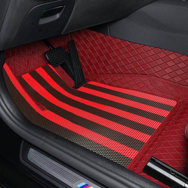 Luxury Diamond Custom Car Floor Mats with Anti-Slip PVC