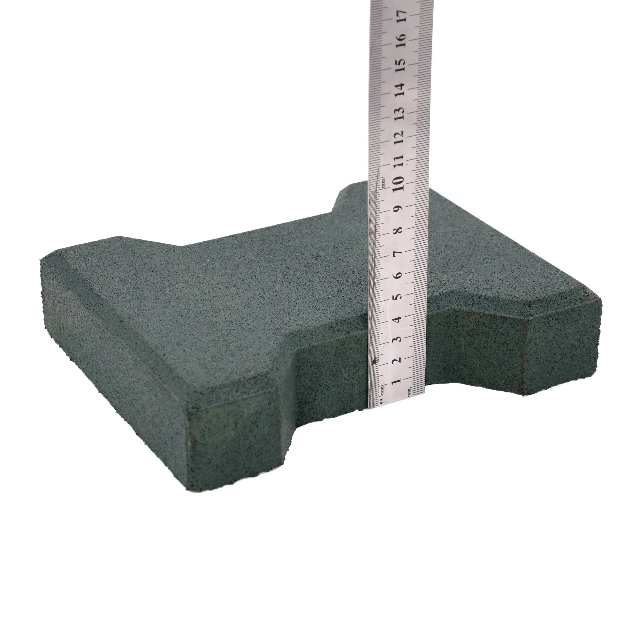 Dog Bone Rubber Gym Floor Tile for Playground and Lawn