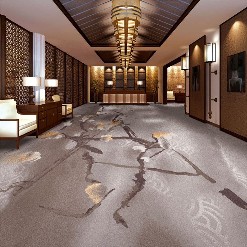 Opulent Hotel Carpeting with Stylish Printed Flooring Designs