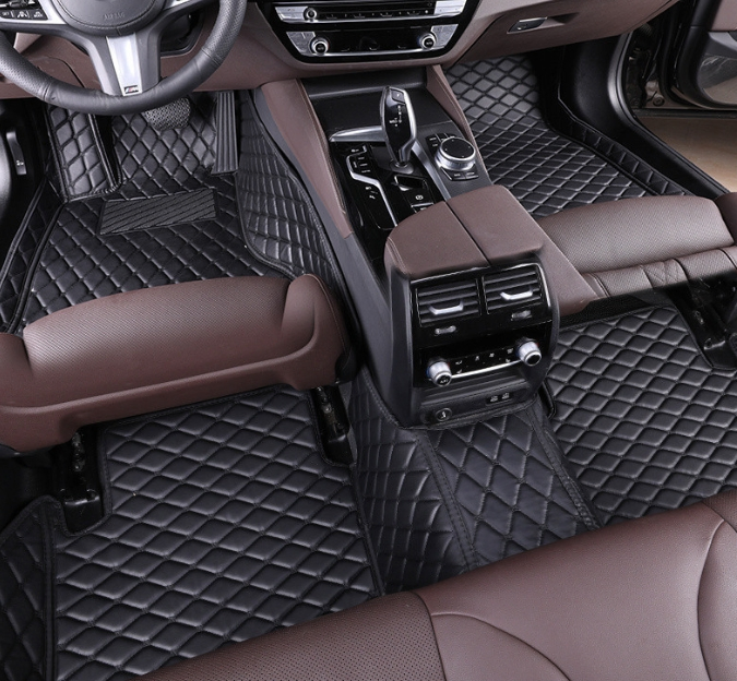 Cheap All Seasons Full Set Car Mats Custom 5D Car Floor Mats