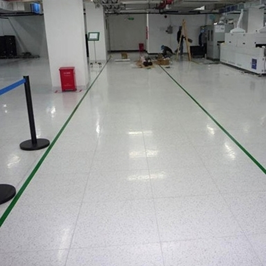 Lingding OEM ODM Custom Highly Resistant Deformation Industrial PVC Floor Tile