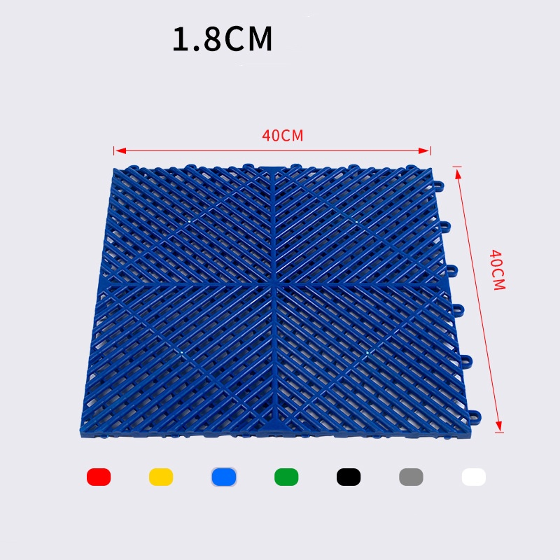 Interlocking PVC/PP Modular Floor Tiles - Durable Click Lock for Indoor Garage Smooth Surface Carpet Tiles