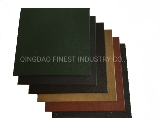 Premium Quality Fitness Colorful Heavy Duty Playground Crossfit Rubber Mat/ Rubber Floor Tile/ Rubber Flooring, Impact Tiles, Impact Flooring
