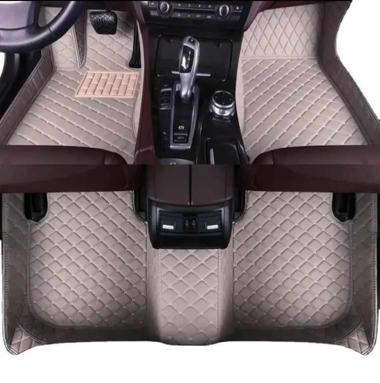 Cheap All Seasons Full Set Car Mats Custom 5D Car Floor Mats