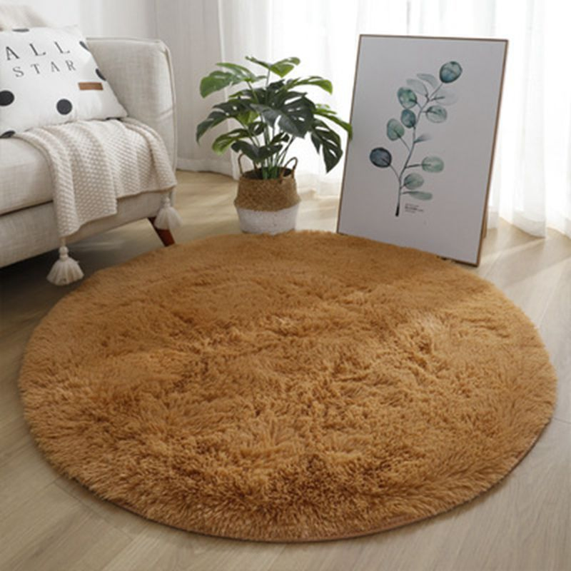 Fluffy Shag Circular Rug Round Ultra-Soft Plush Modern Circle Carpet Price Low Floor Rugs Area Rug for Kid's Bedroom