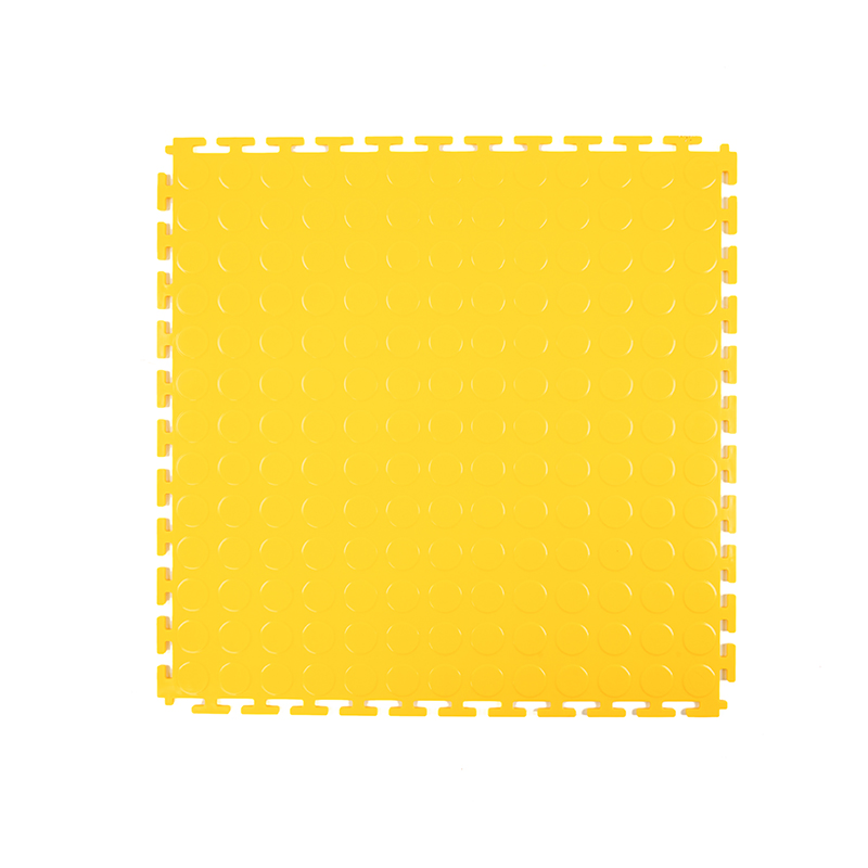 Selling at a Low Price Color Customization PVC Round Coin Pattern PVC Garage Floor Tile