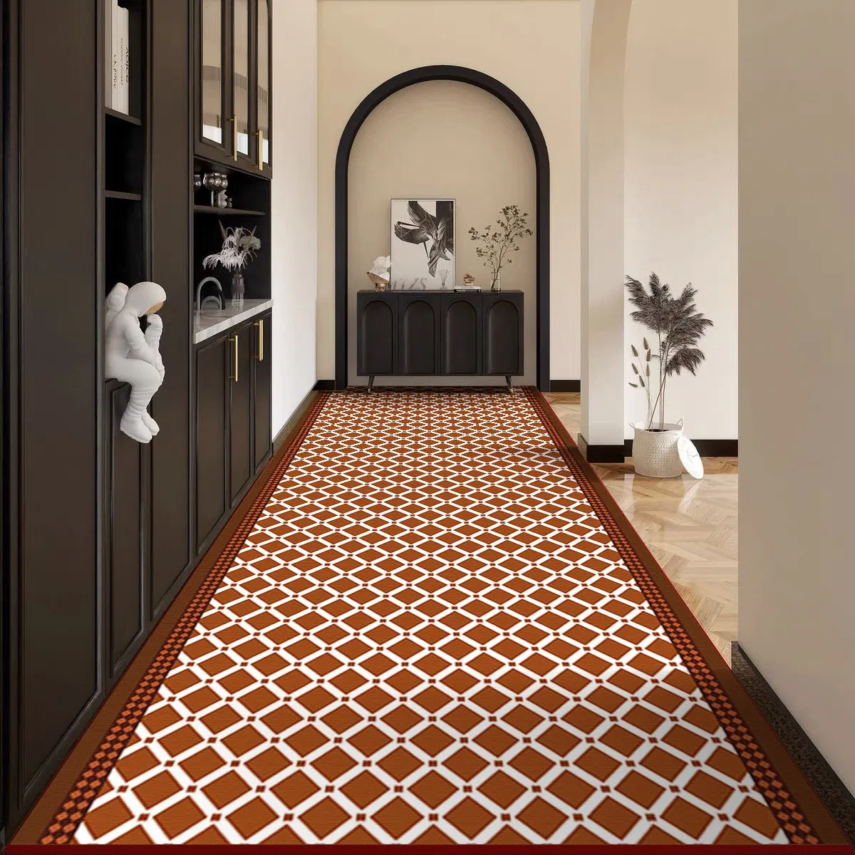 Extra Long Logo Mat Brand Runner Rug for Hallway Kitchen Living Room Laundry Bedroom Bedside Carpet