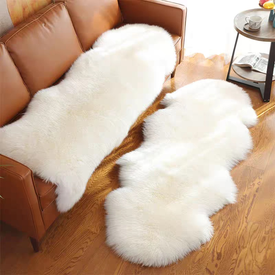 Sheepskin Runner Rug Hallway or Bedroom Floor Cover