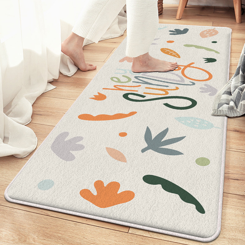 Custom Shape/Soft/Welcome/Rainbown/Print/Home/Bedroom/Faux Sheepskin/Children Baby Kids Space Area Rug