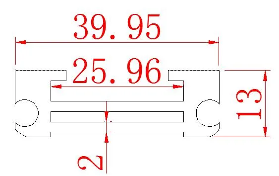 Aluminum Entrance Doormats Drawing