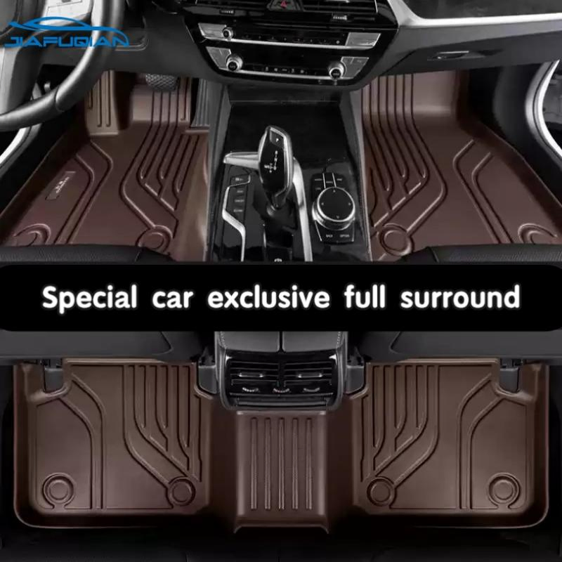 Custom-Fit TPE Car Mat Waterproof Anti-Slip Double-Layer Floor for Suvs/Sedans