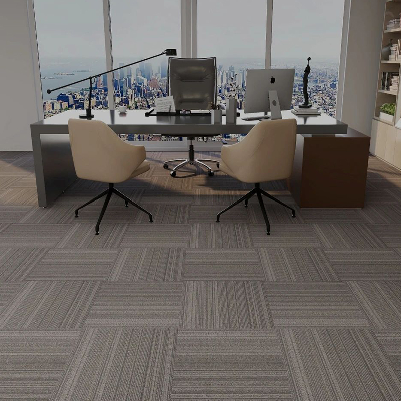 Commercial PP Nylon 60X60 Square PVC Rubber Back Luxury 50X50 Office Floor Carpet Tiles