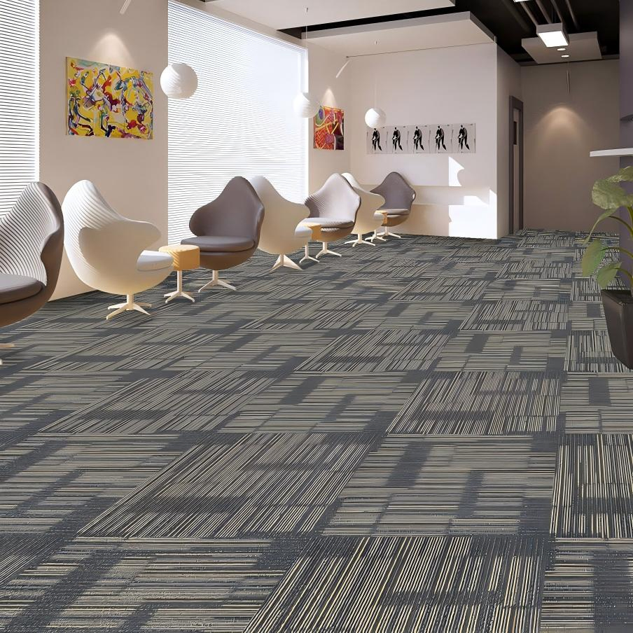 Carpet for Office Rug 50*50cm Puzzle Carpeting Hotels Office Floor Carpet Tiles
