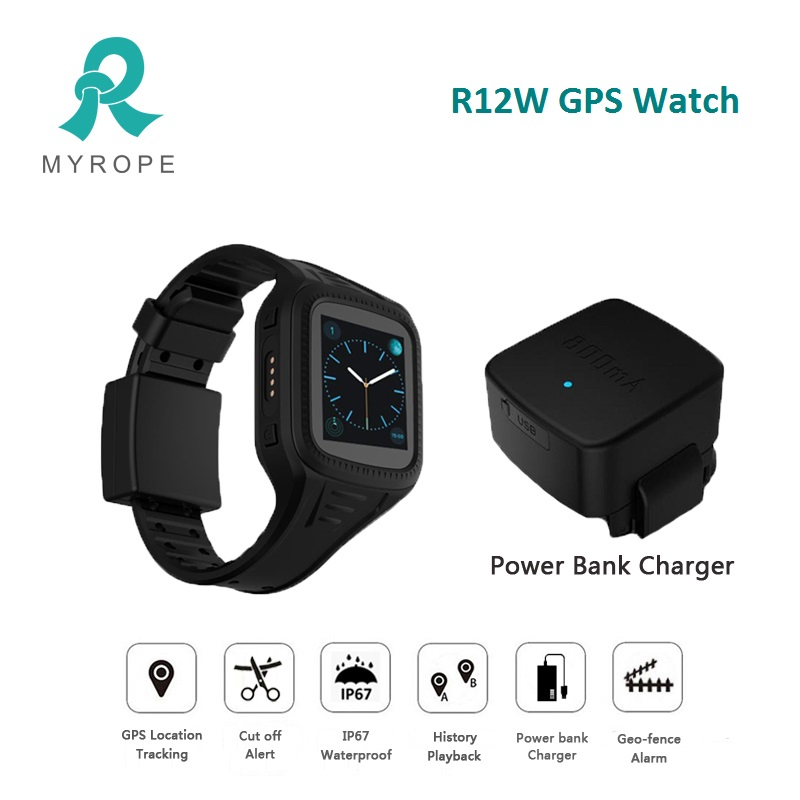GPS Tracker Bracelet for Tracking Prisoners Criminal Elderly Smart Accurate Location Tracking GPS Watch
