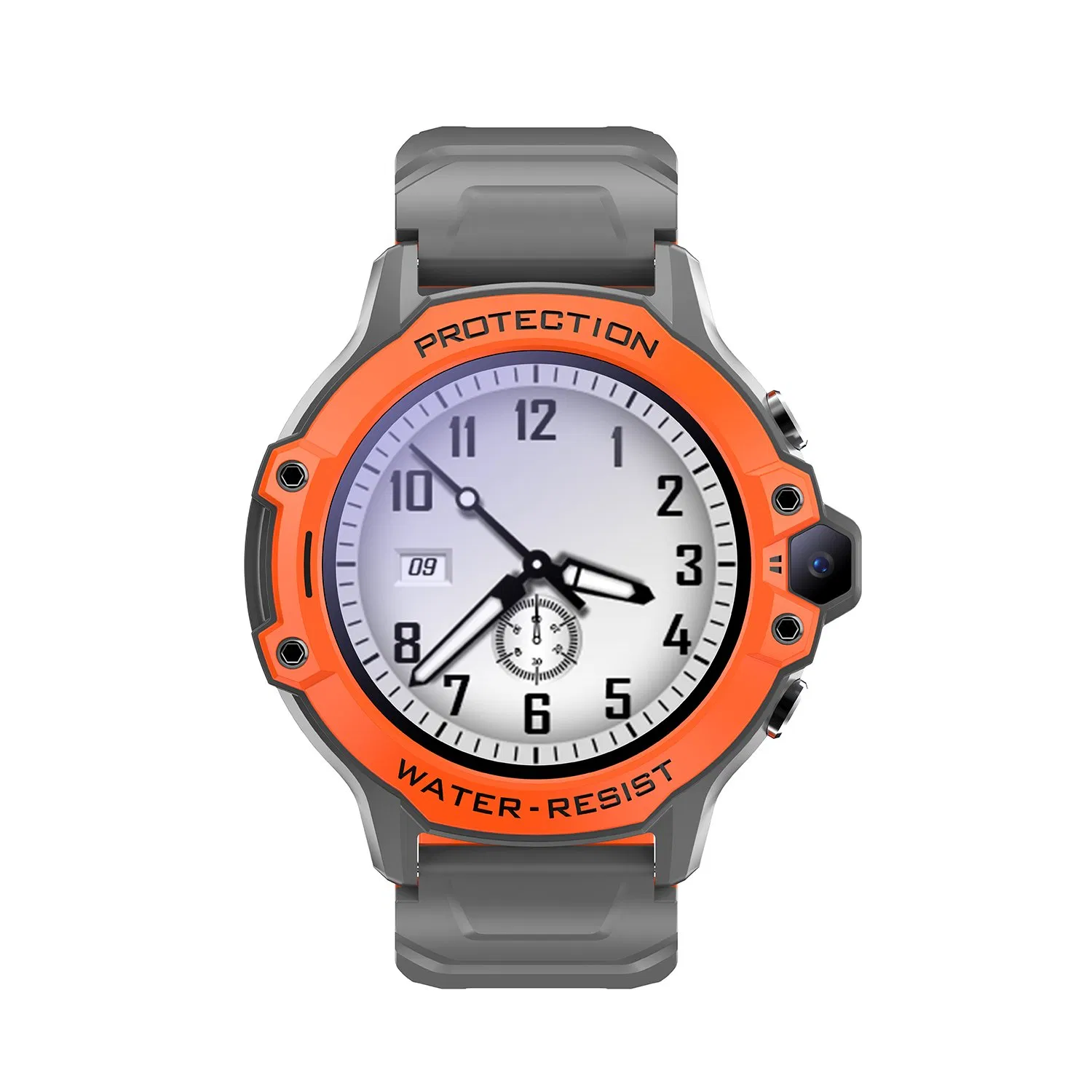 Round Screen LTE 4G Kids Children Students Girls Boys Accuracy Smart GPS Tracker Watch with panic emergency button for SOS Call D42C