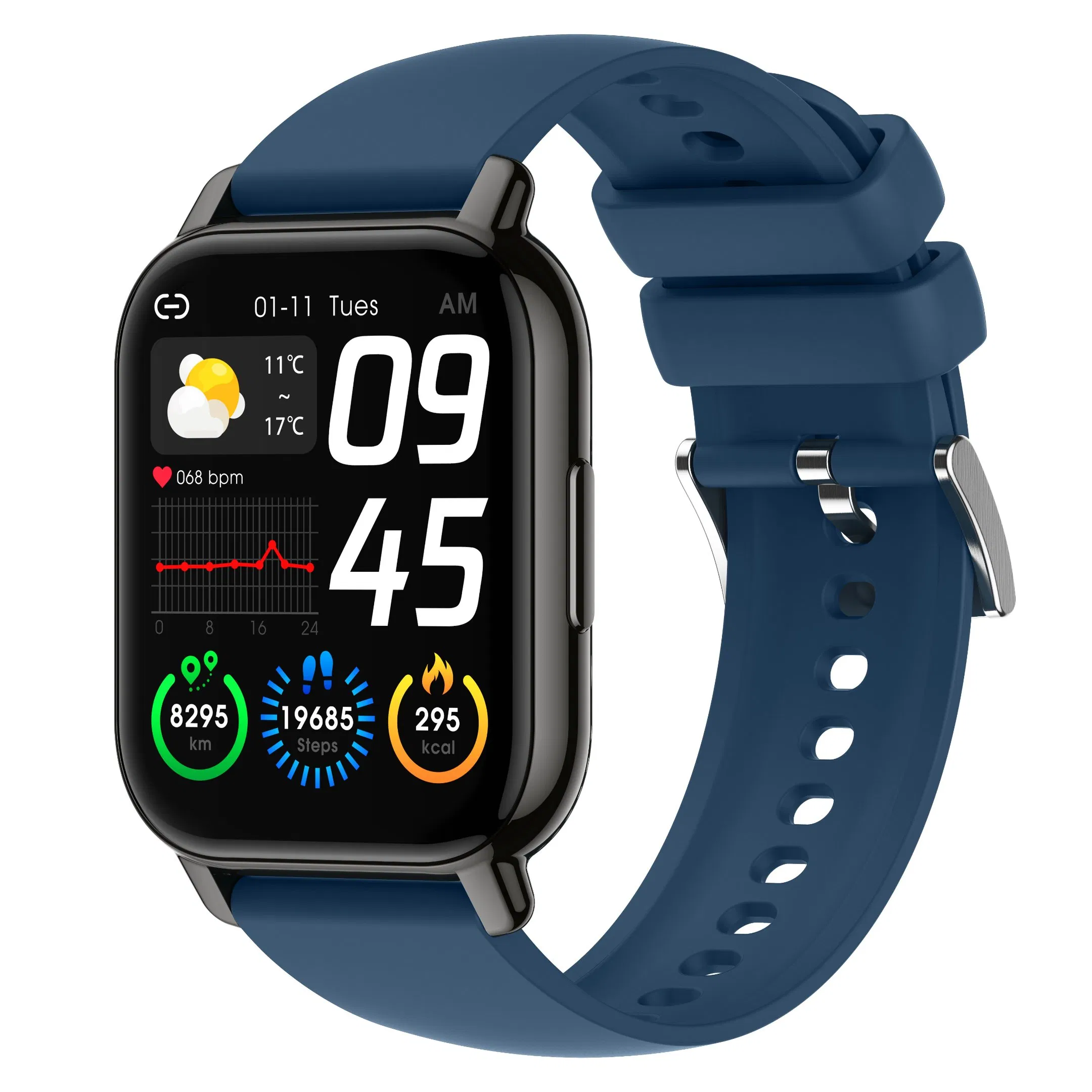 HD OLED Display Smart Watch for BLE Call Heart Rate Blood Oxygen Sleep Monitoring Ios Support IP67