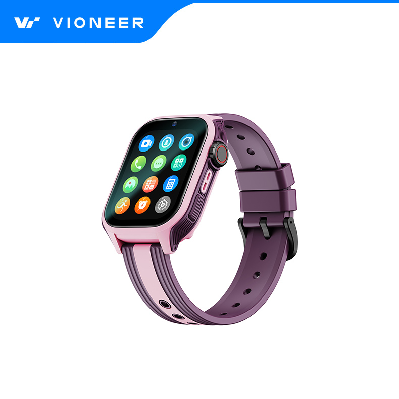 Vioneer Global 4G LTE Multiple High Precise Tracking Safe Zone History Playback 24 Hours Safeguard Child GPS Phone Watch