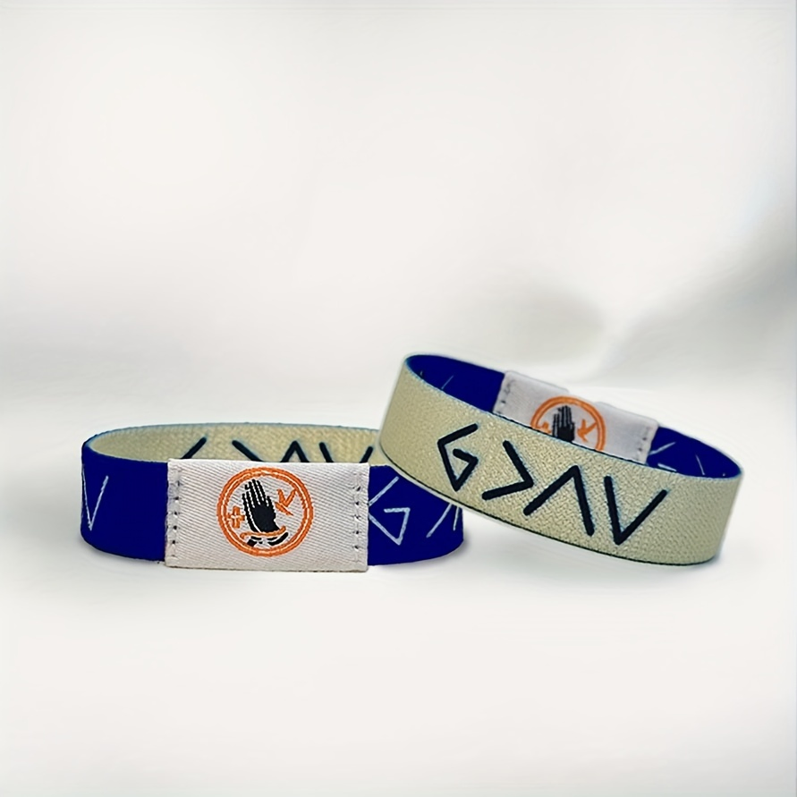 Christian Daily Bible Verses Bracelet Waterproof Polyester Print Smart NFC Bracelet