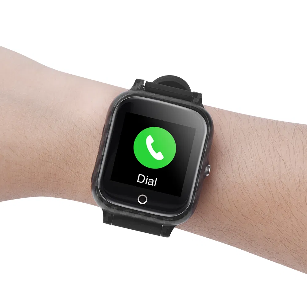 New Arrival GPS Location Tracking with Body Temperature Sensor Thermometer Smart Phone Watch